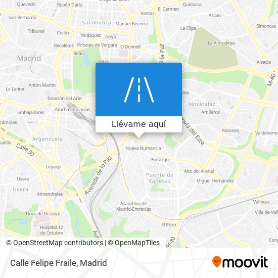 Mapa Calle Felipe Fraile