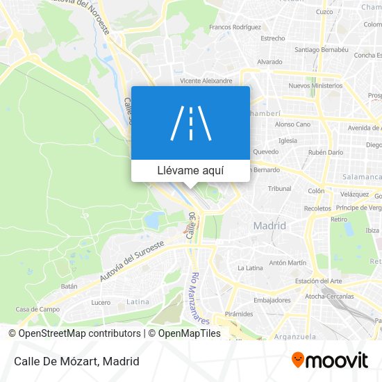 Mapa Calle De Mózart