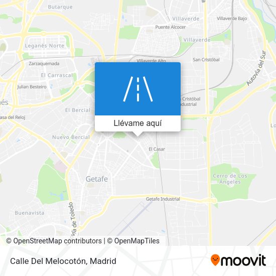 Mapa Calle Del Melocotón