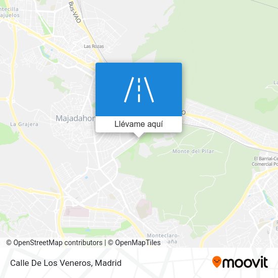 Mapa Calle De Los Veneros