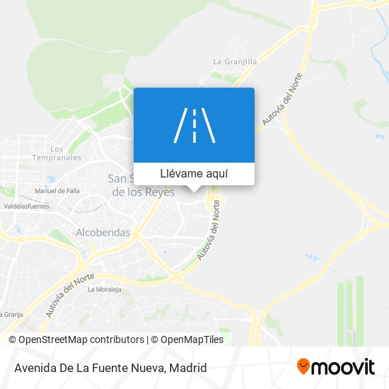 Mapa Avenida De La Fuente Nueva
