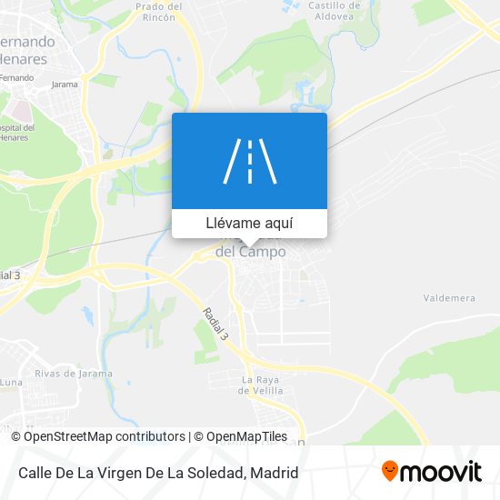 Mapa Calle De La Virgen De La Soledad