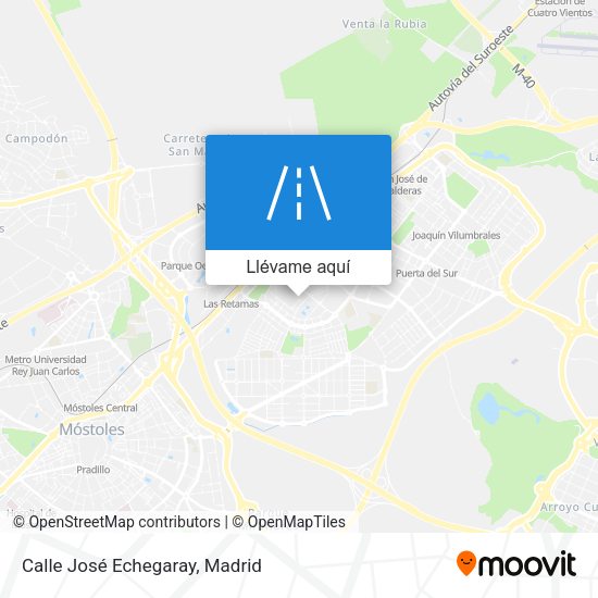 Mapa Calle José Echegaray