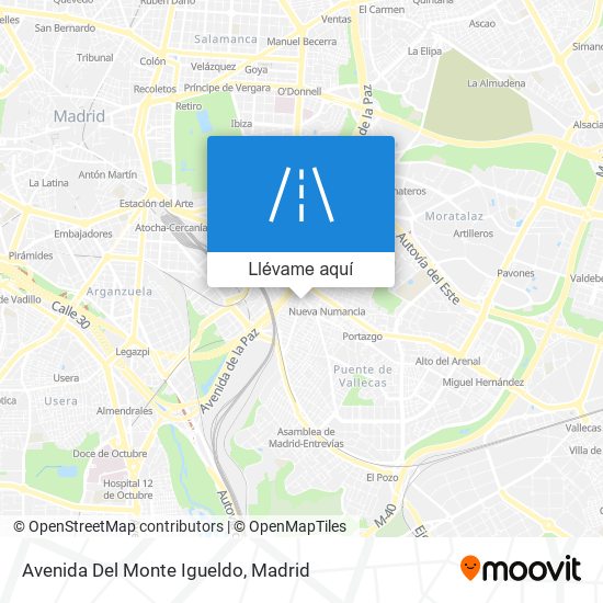 Mapa Avenida Del Monte Igueldo