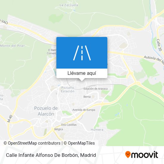Mapa Calle Infante Alfonso De Borbón