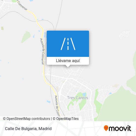 Mapa Calle De Bulgaria