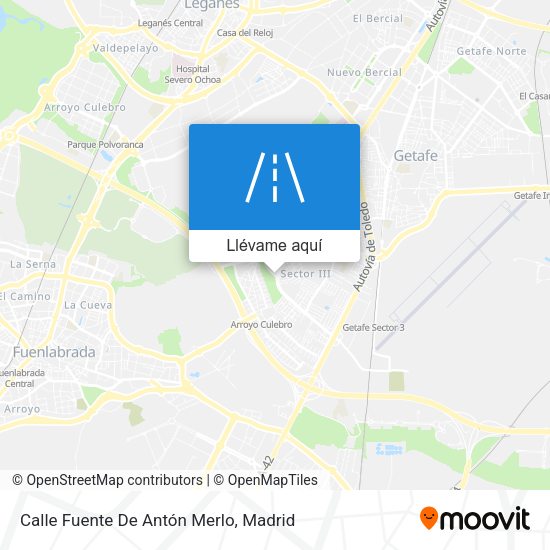 Mapa Calle Fuente De Antón Merlo