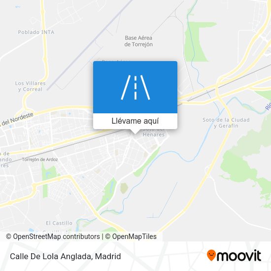 Mapa Calle De Lola Anglada