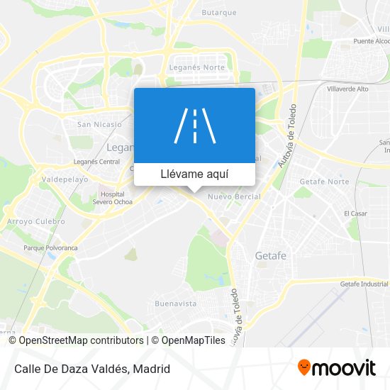 Mapa Calle De Daza Valdés