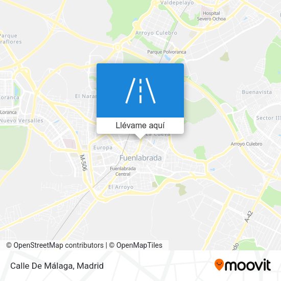Mapa Calle De Málaga