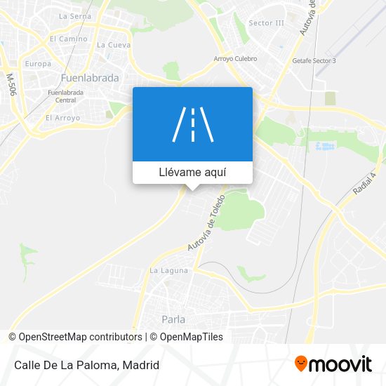Mapa Calle De La Paloma