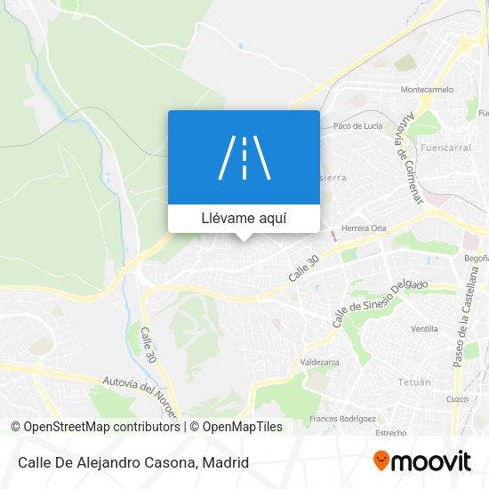 Mapa Calle De Alejandro Casona