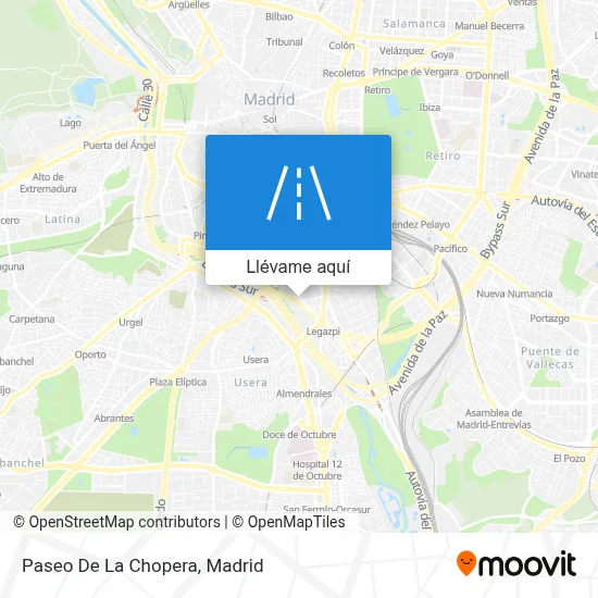Mapa Paseo De La Chopera