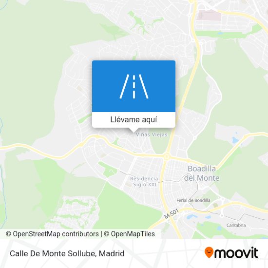 Mapa Calle De Monte Sollube