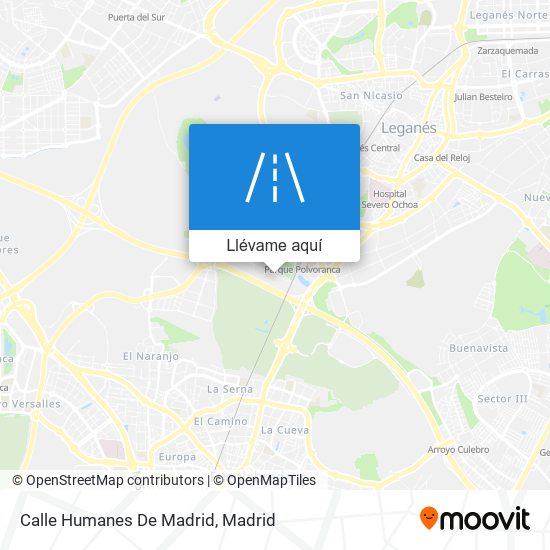 Mapa Calle Humanes De Madrid