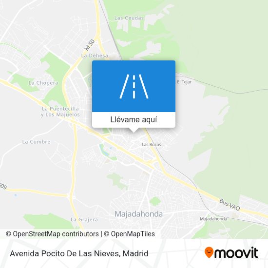 Mapa Avenida Pocito De Las Nieves