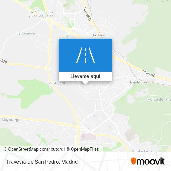 Mapa Travesía De San Pedro