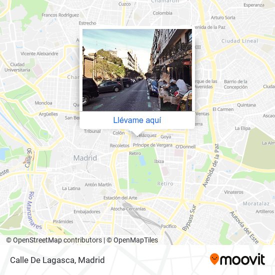 Mapa Calle De Lagasca