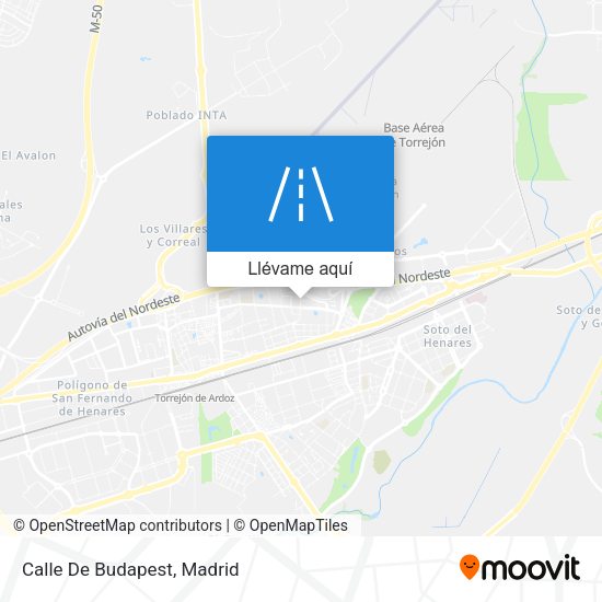 Mapa Calle De Budapest