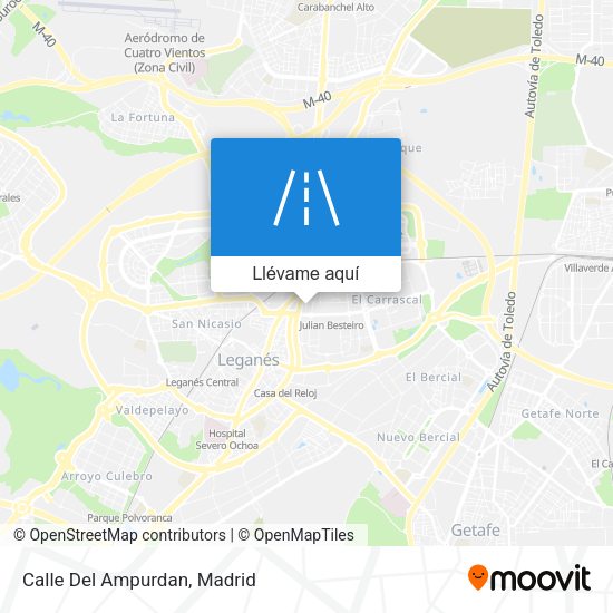 Mapa Calle Del Ampurdan