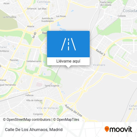 Mapa Calle De Los Ahumaos