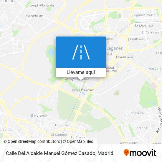 Mapa Calle Del Alcalde Manuel Gómez Casado