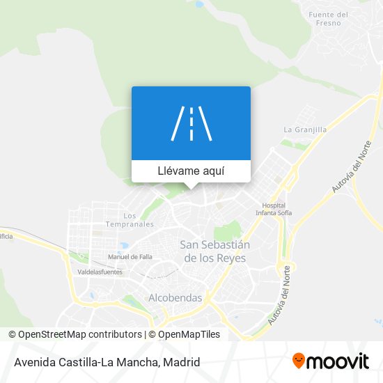Mapa Avenida Castilla-La Mancha