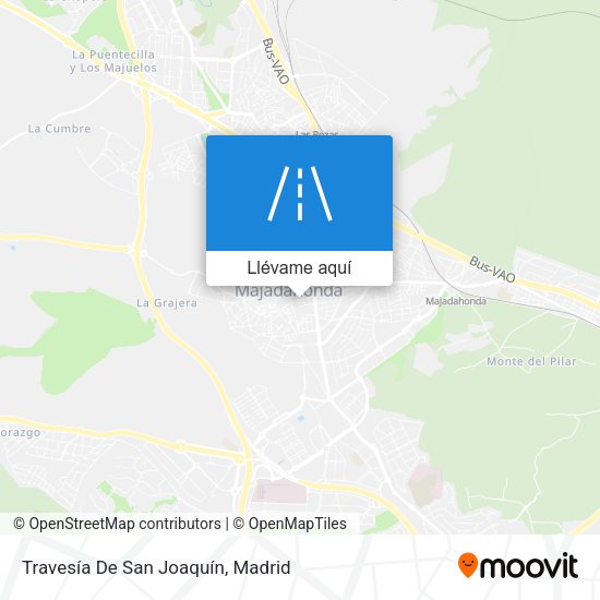 Mapa Travesía De San Joaquín
