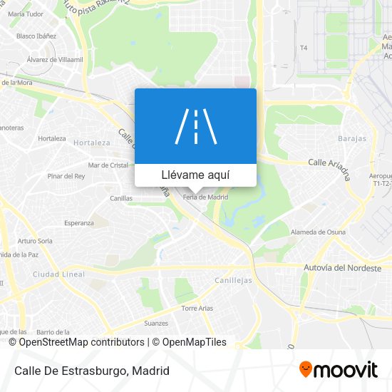 Mapa Calle De Estrasburgo
