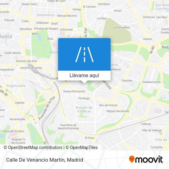 Mapa Calle De Venancio Martín