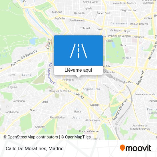 Mapa Calle De Moratines