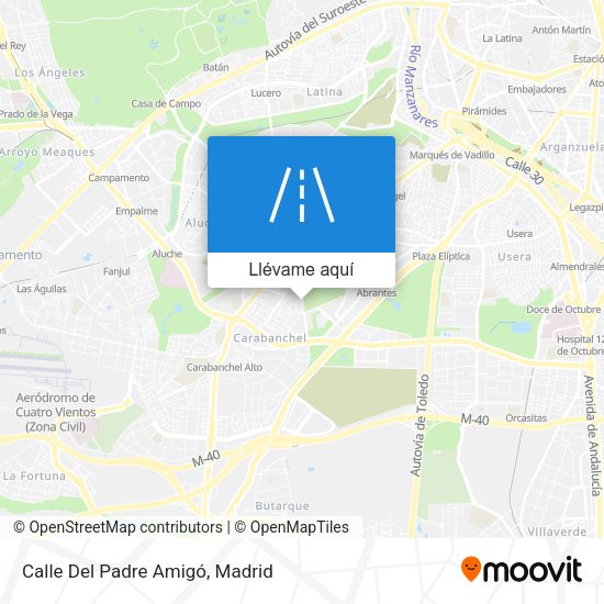 Mapa Calle Del Padre Amigó