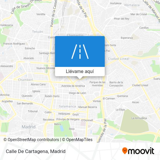 Mapa Calle De Cartagena