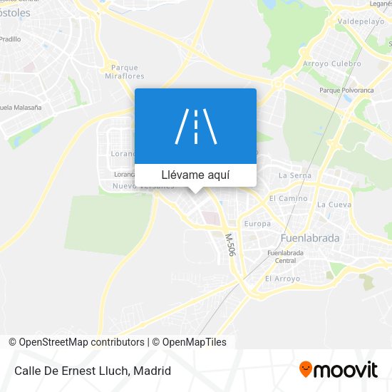 Mapa Calle De Ernest Lluch