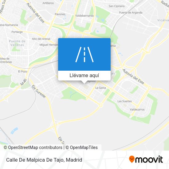 Mapa Calle De Malpica De Tajo