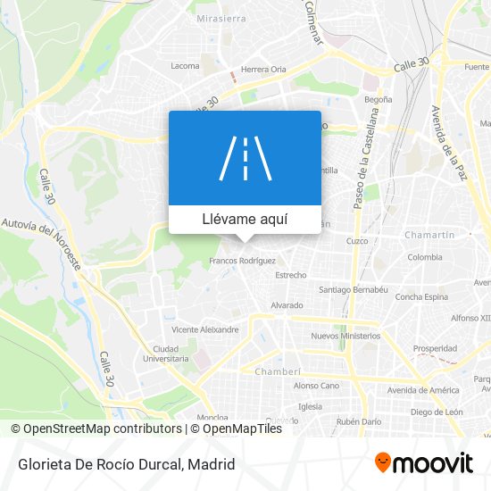 Mapa Glorieta De Rocío Durcal