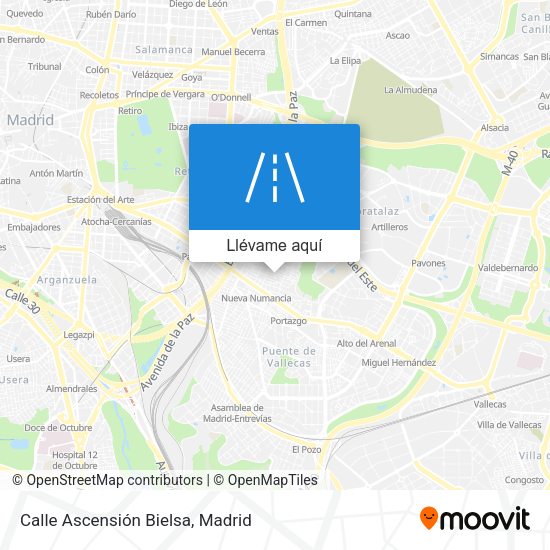 Mapa Calle Ascensión Bielsa