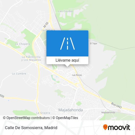 Mapa Calle De Somosierra