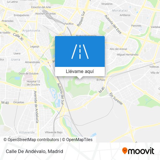 Mapa Calle De Andévalo