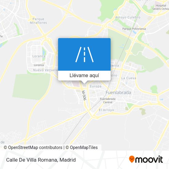 Mapa Calle De Villa Romana