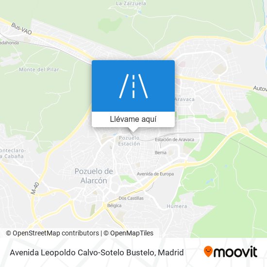 Mapa Avenida Leopoldo Calvo-Sotelo Bustelo