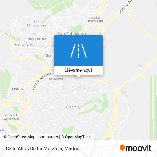 Mapa Calle Altos De La Moraleja