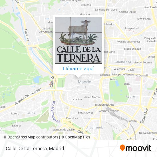Mapa Calle De La Ternera