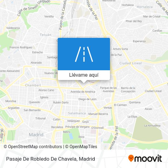 Mapa Pasaje De Robledo De Chavela