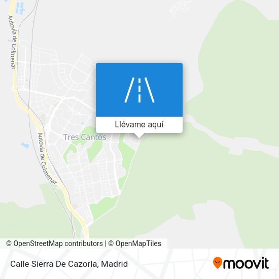 Mapa Calle Sierra De Cazorla