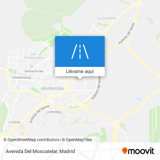 Mapa Avenida Del Moscatelar