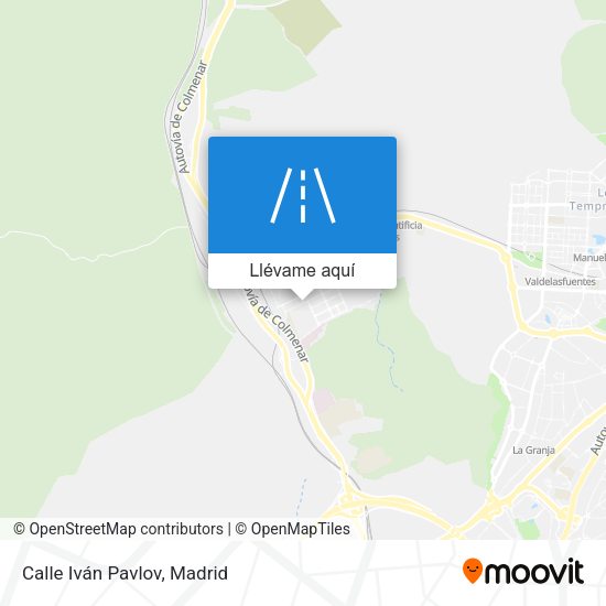 Mapa Calle Iván Pavlov