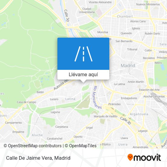 Mapa Calle De Jaime Vera