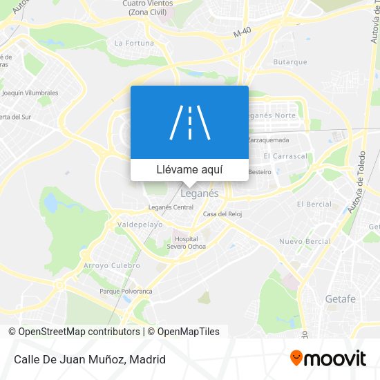 Mapa Calle De Juan Muñoz