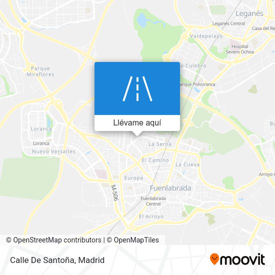 Mapa Calle De Santoña